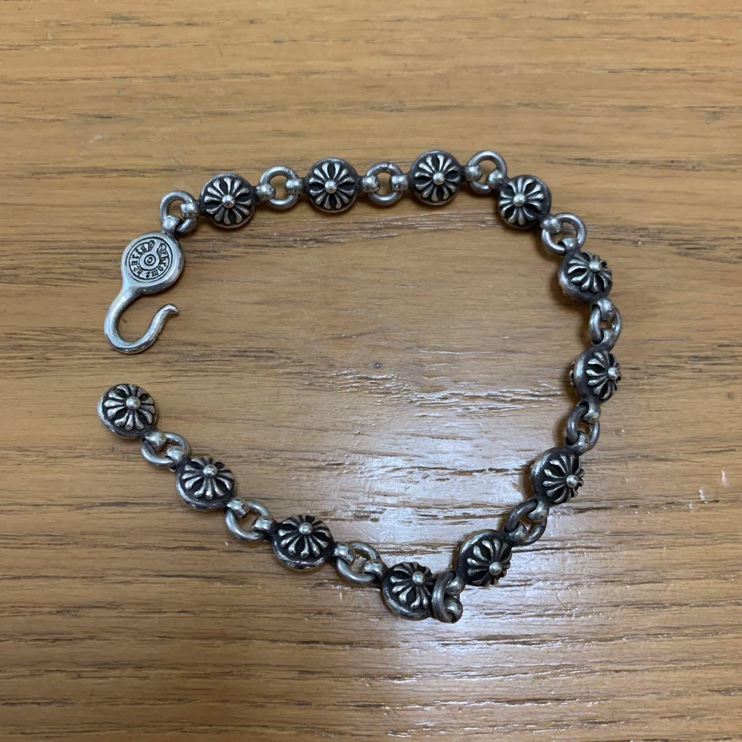 シルバークロスボールブレスレット