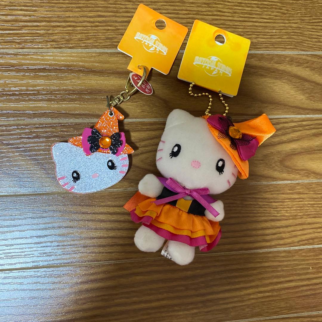キティちゃん ハロウィン ユニバーサル キーホルダー 鏡 - メルカリ