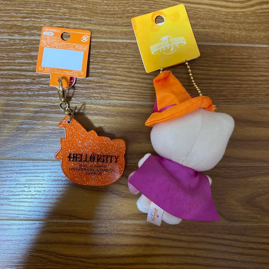 キティちゃん ハロウィン ユニバーサル キーホルダー 鏡 - メルカリ