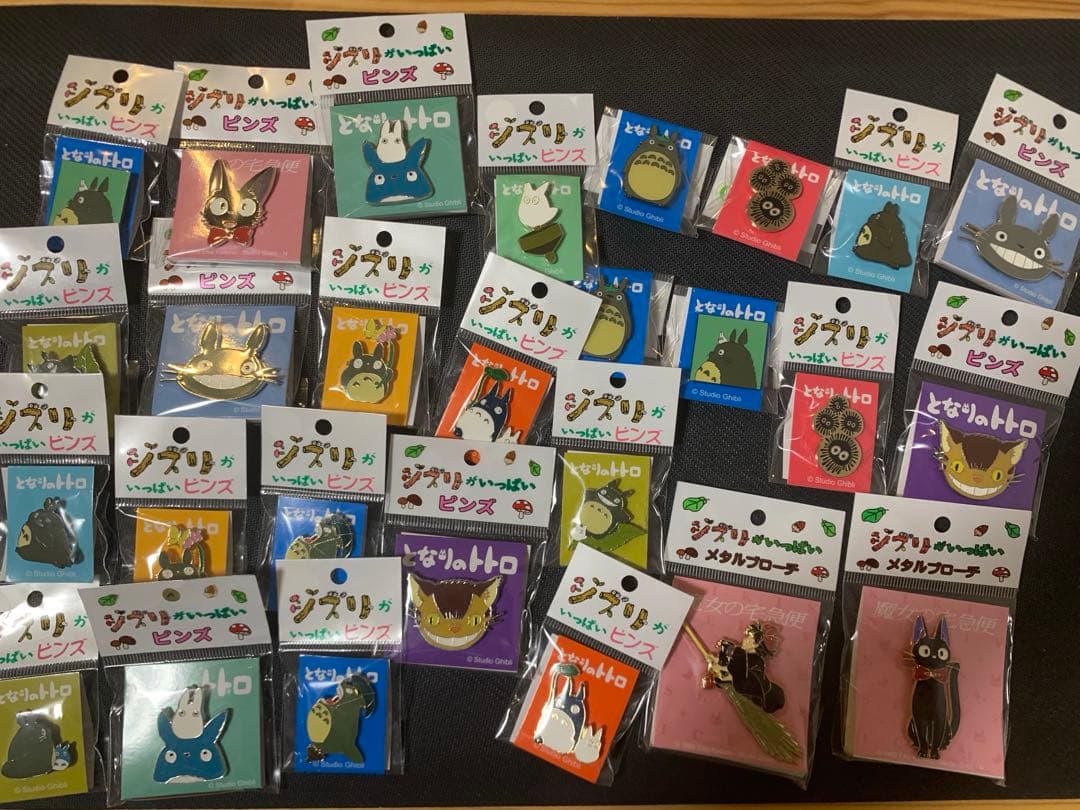 ジブリがいっぱいピンズまとめ売り（となりのトトロ/魔女の宅急便