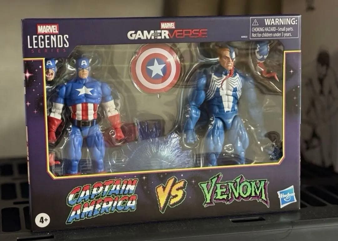 マーベルレジェンド ゲームシリーズ キャプテンアメリカ vs ヴェノム 6インチ マーベル』「マーベル・レジェンド」6インチ・アクションフィギュア