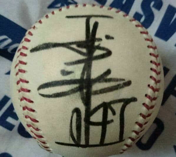 巨人 　工藤公康 47　直筆サインボール　2004 8 17 200Win