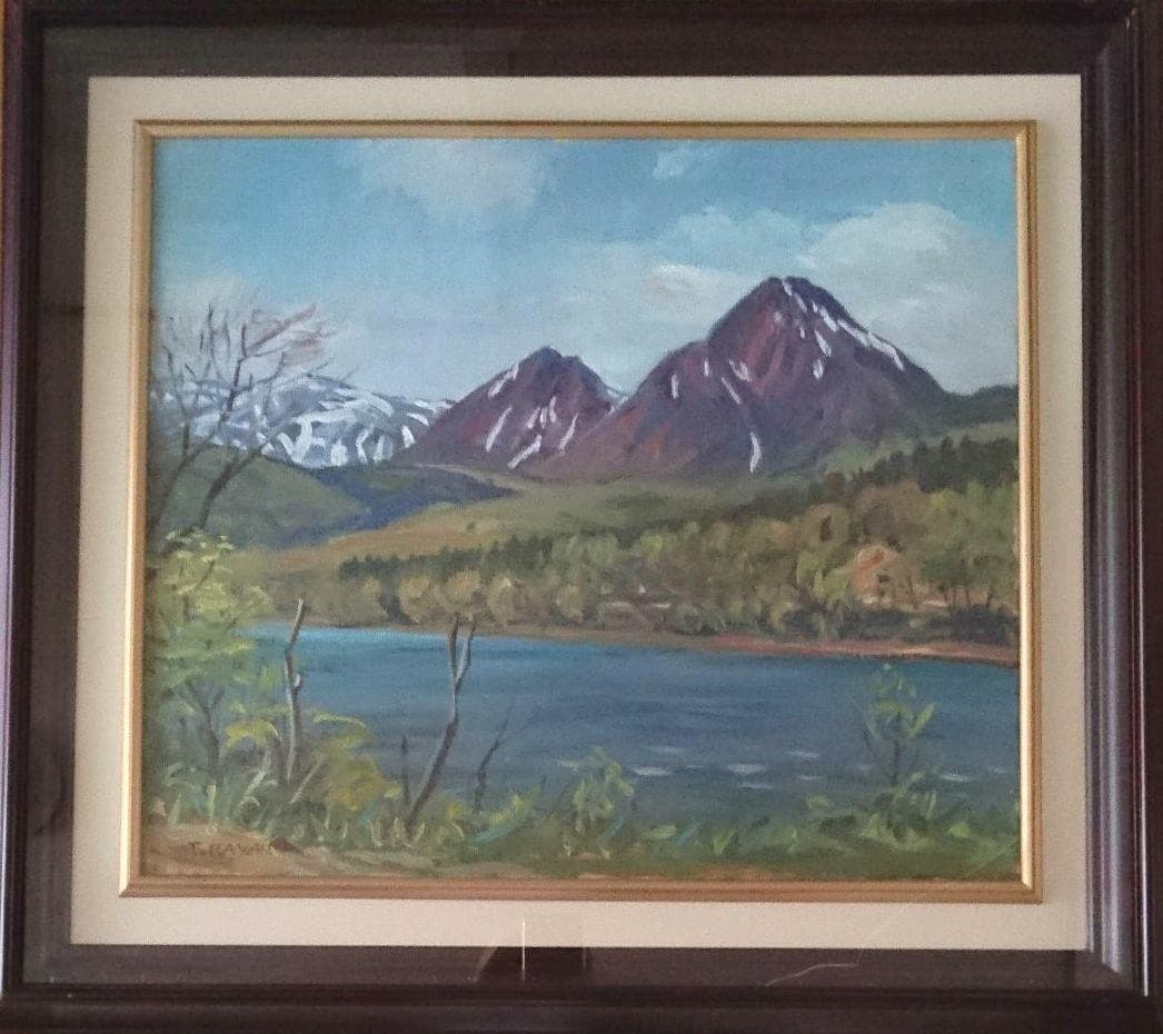 F10油絵 長野風景