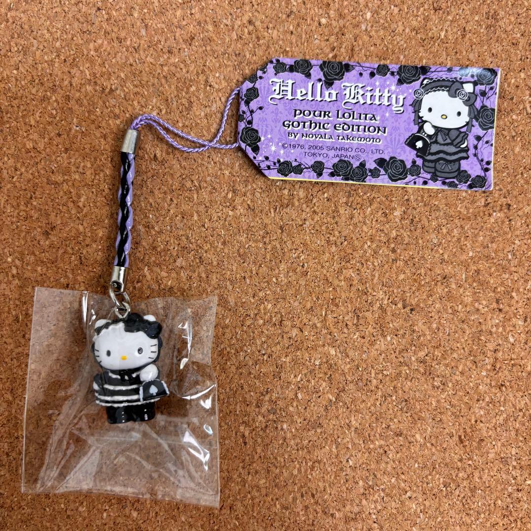 激レア❤️キティ　ゴスロリ　　のばら　嶽本　根付け　ストラップ　2005 1