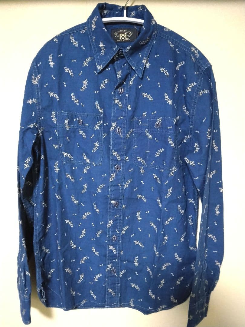 まーさんページRRL ダブルアールエル 音符柄 猫目ボタン sizeXS