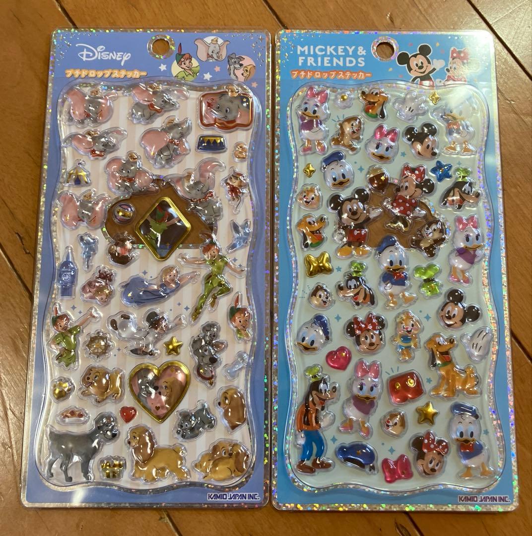 正規品 ディズニー プチドロップステッカー 8枚セット