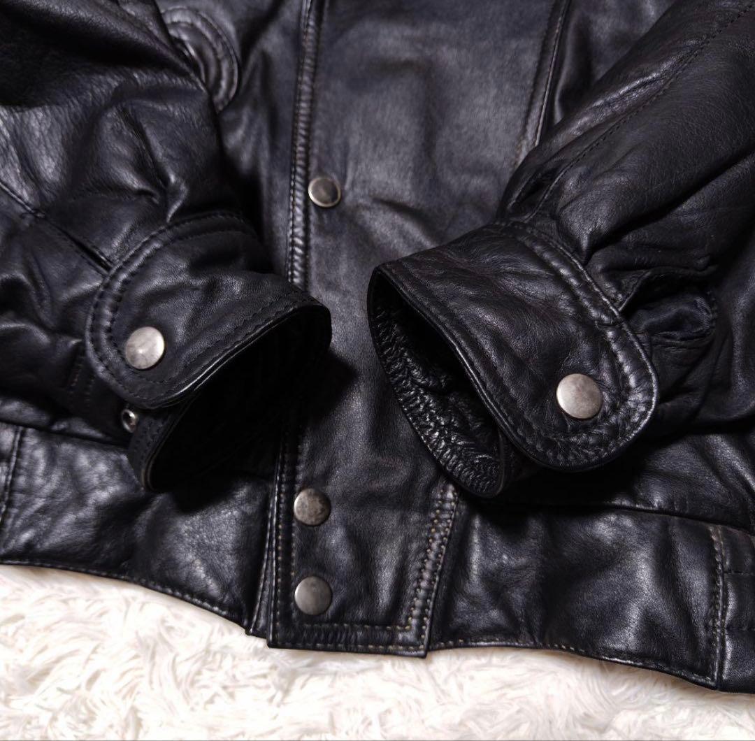 セントジョンズベイ ライダースジャケット 本革 レザー y2k 短丈