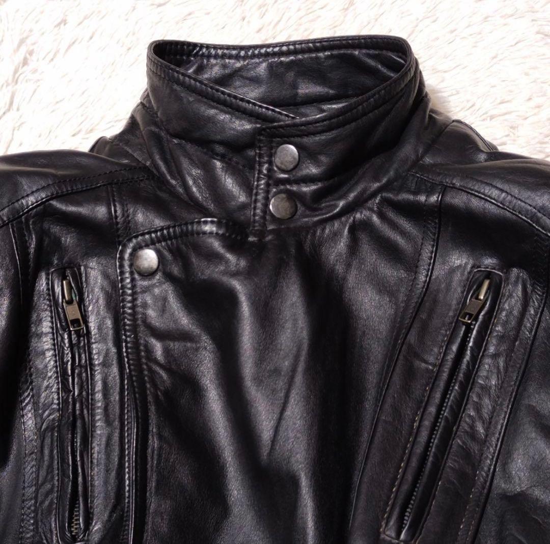 セントジョンズベイ ライダースジャケット 本革 レザー y2k 短丈