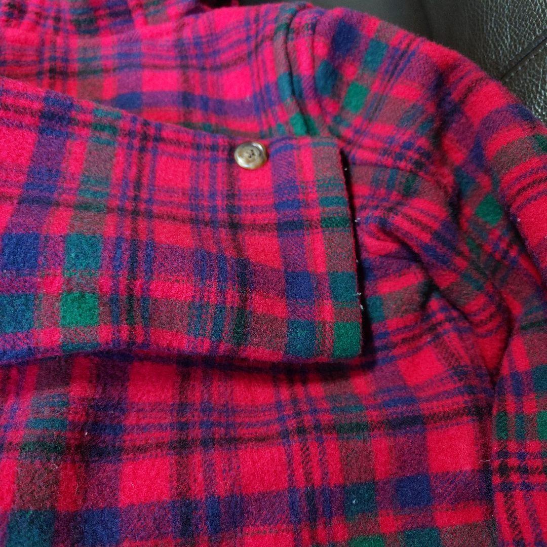 ラルフローレン ダッフルコート チェック柄 赤 120 - メルカリ