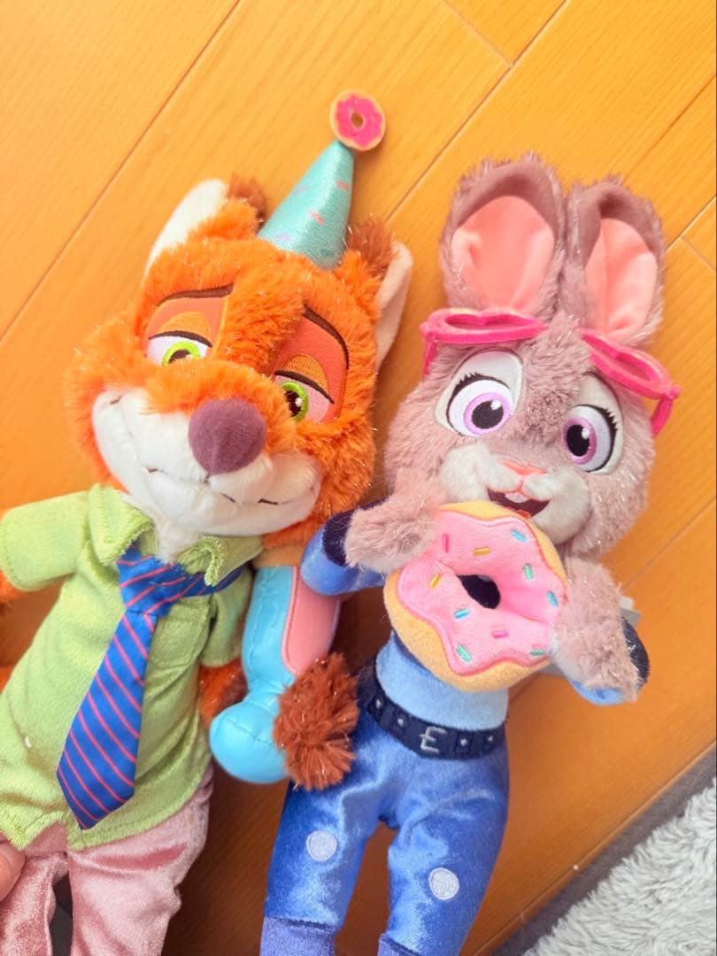 【新品】ズートピア10周年　ニック　ジュディ　ぬいぐるみ