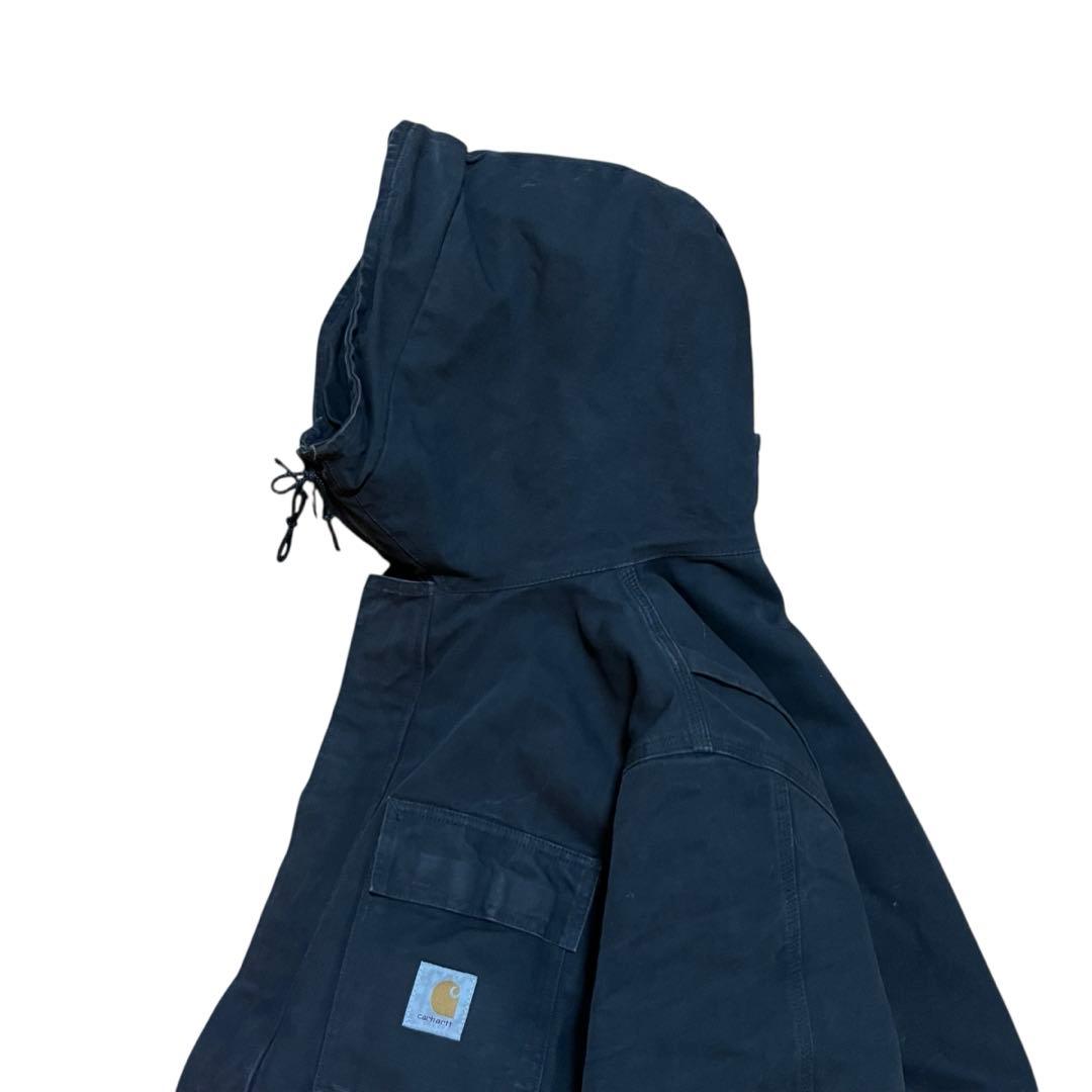 90s Carhartt シベリアンパーカー USA製 ブラック - メルカリ