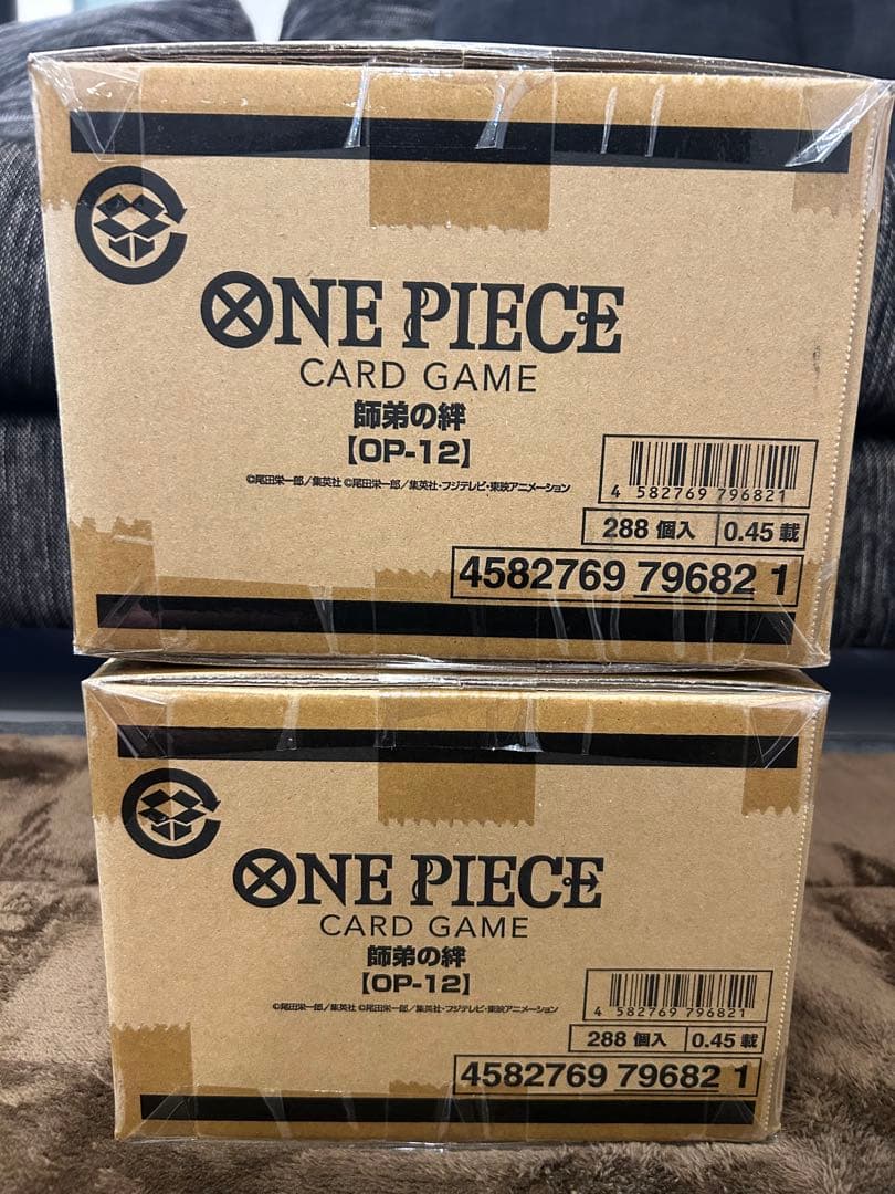 ワンピースカード　師弟の絆　２カートン未開封