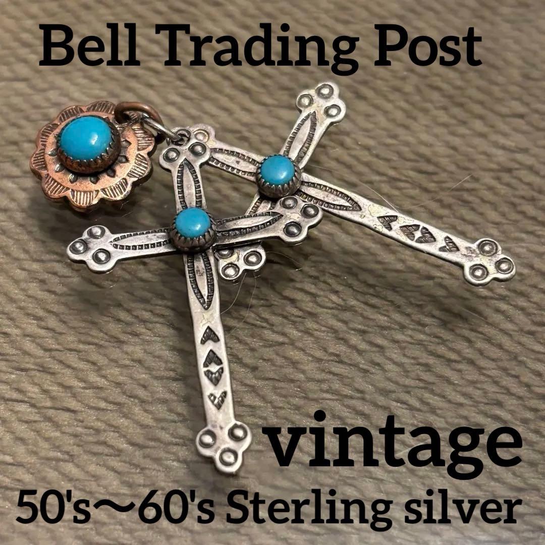 ⭐*️様 Bell Trading Post クロス　Sterling silv Bell Bell Trading Post クロス Sterling silver Trading Post Cross