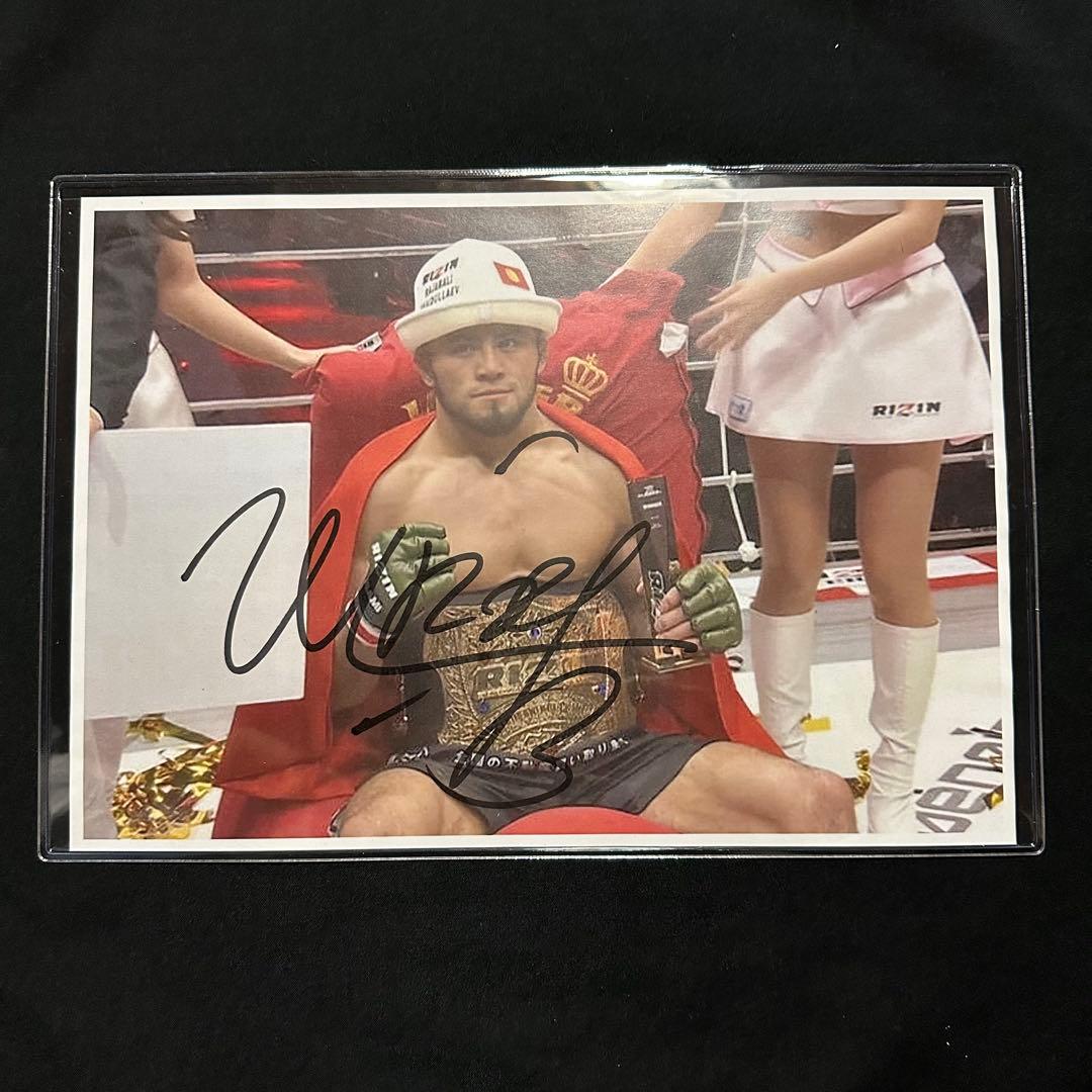 シェイドゥラエフ 直筆サイン A4 RIZIN - メルカリ