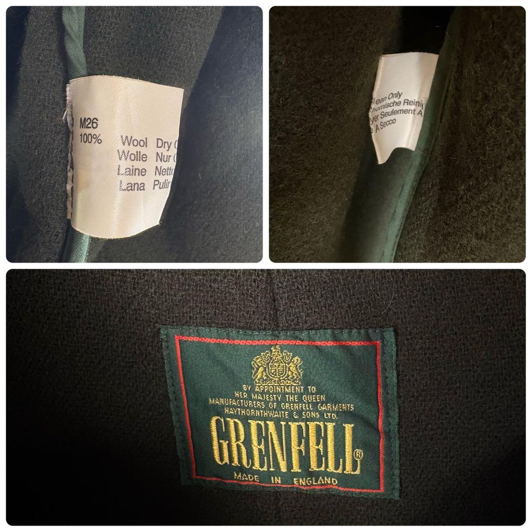 グレンフェル 90s GRENFELL ダッフルコート WOOL カーキ 38 - メルカリ