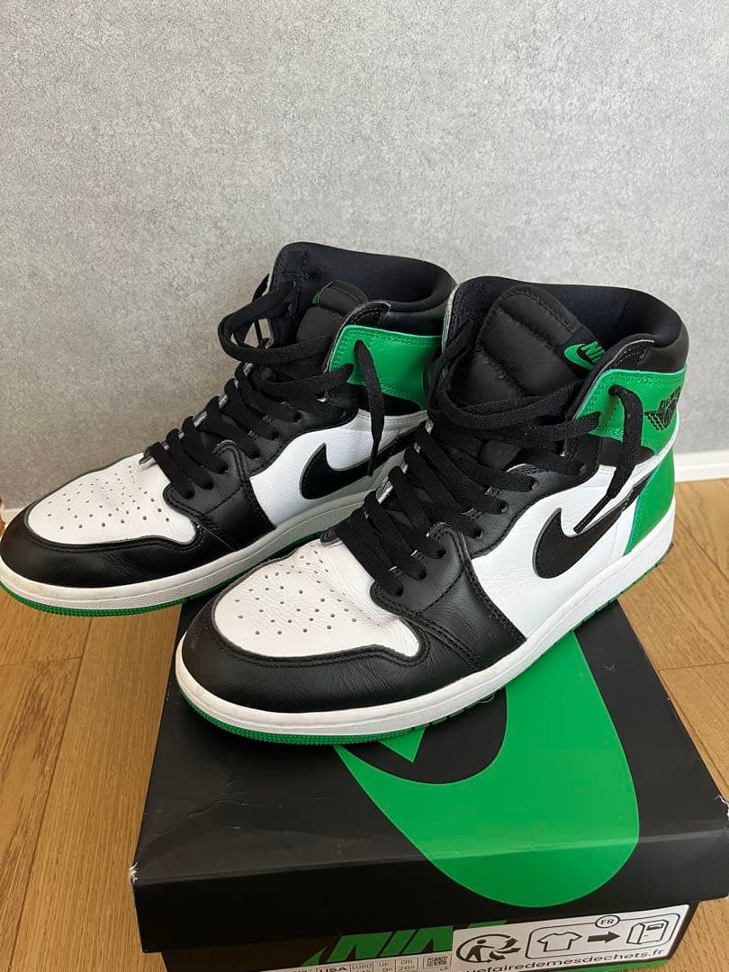 靴 Nike Air Jordan 1 Retro High Lucky Green