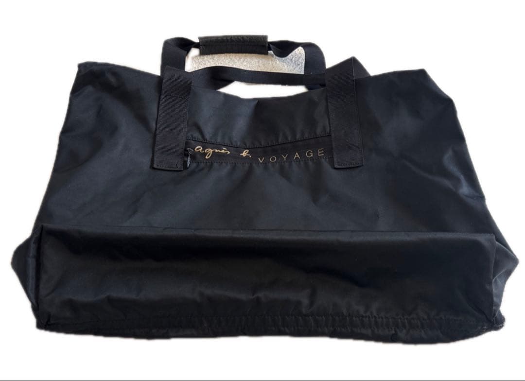 agnès b. VOYAGE ブラックボストンバッグ - メルカリ
