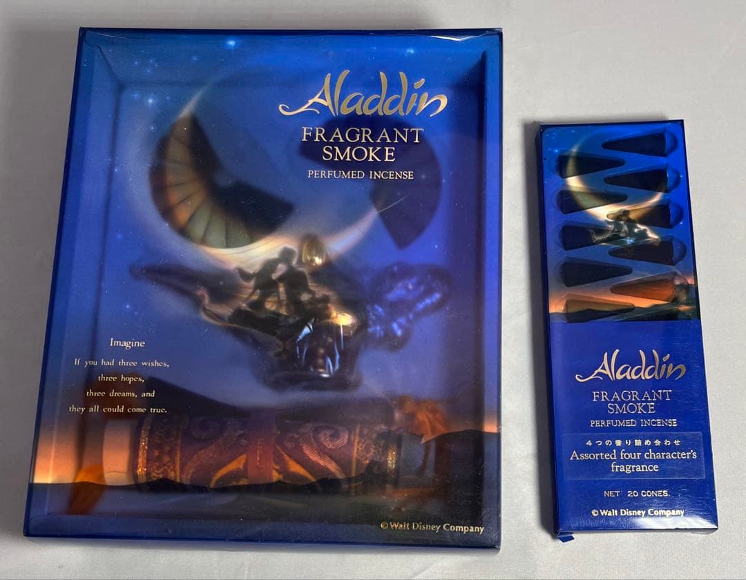 激レア　当時物　ディズニー　アラジン　フレグラント　スモーク　お香　1992年製