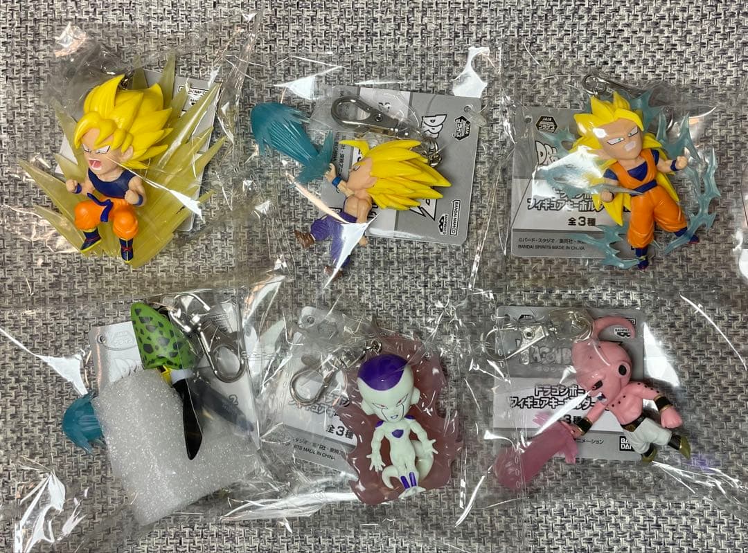 ドラゴンボールZ フィギュアキーホルダーvol.1 & 2 全6種コンプリート