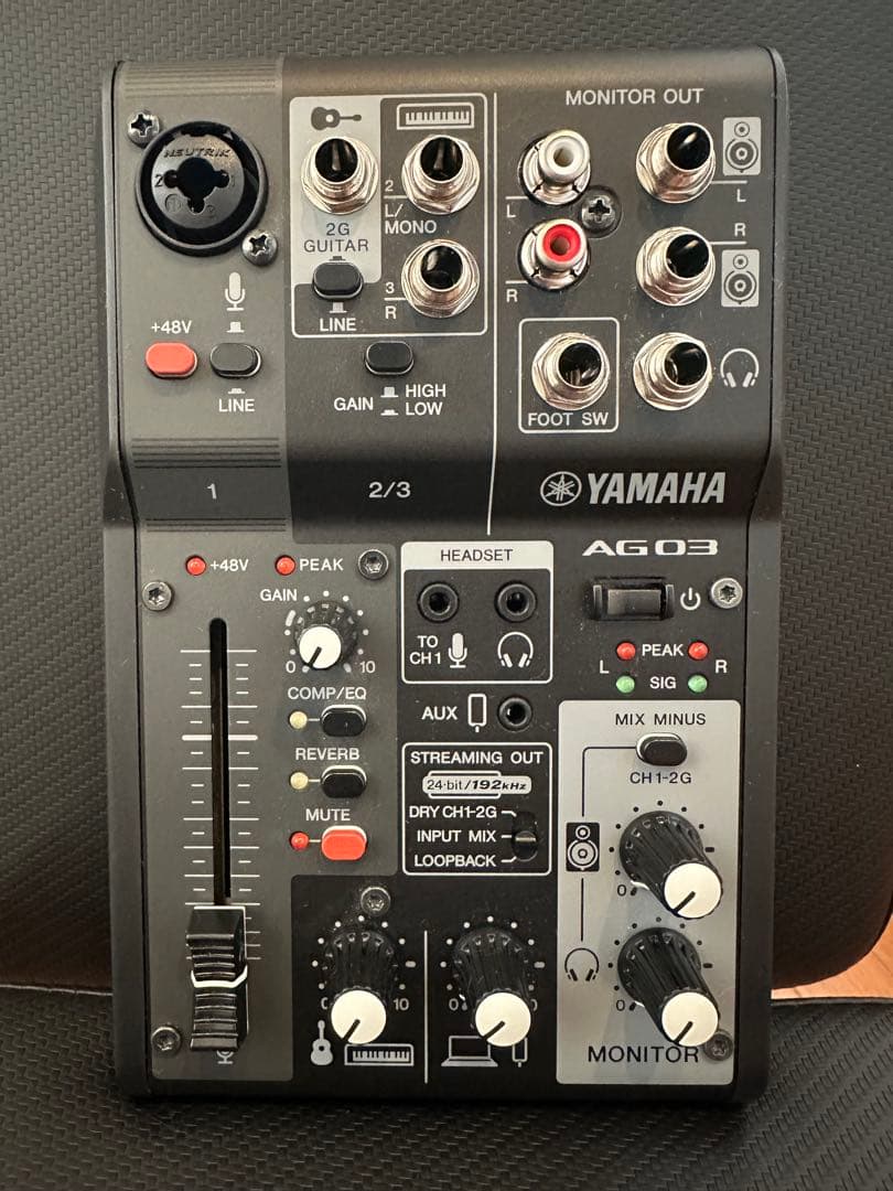 YAMAHA AG03MK2 ブラック