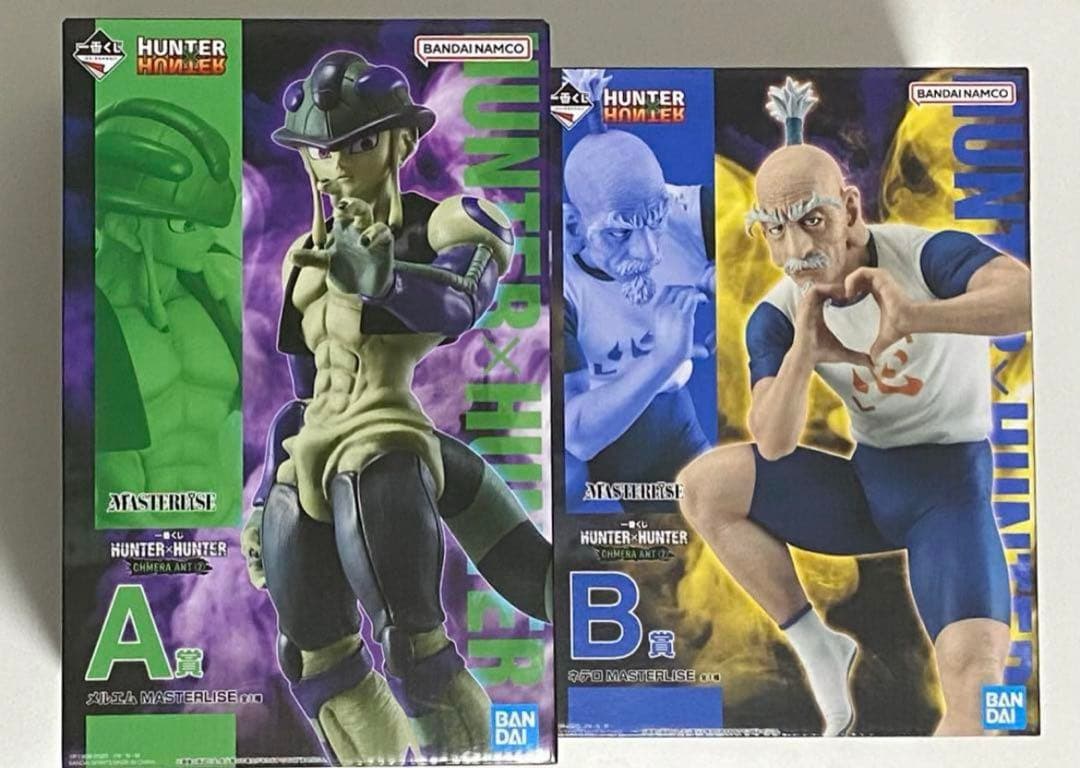 HUNTER×HUNTER 一番くじ メルエム ネテロ プフ ユピー フィギュア