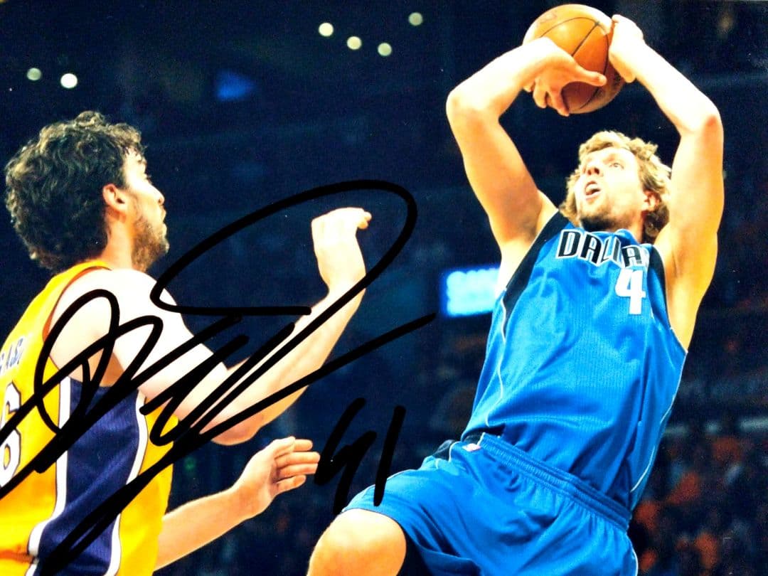 ダーク・ノヴィッキー直筆サイン入り2Lサイズ写真… ダーク・ノヴィッキー直筆サイン入り2Lサイズ写真… 【公式通販】