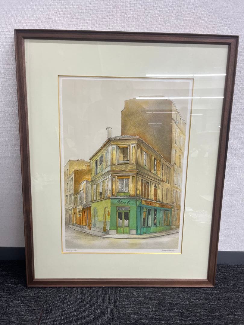 リトグラフ　ジャンケイム クエスト通り 128/150 直筆サイン