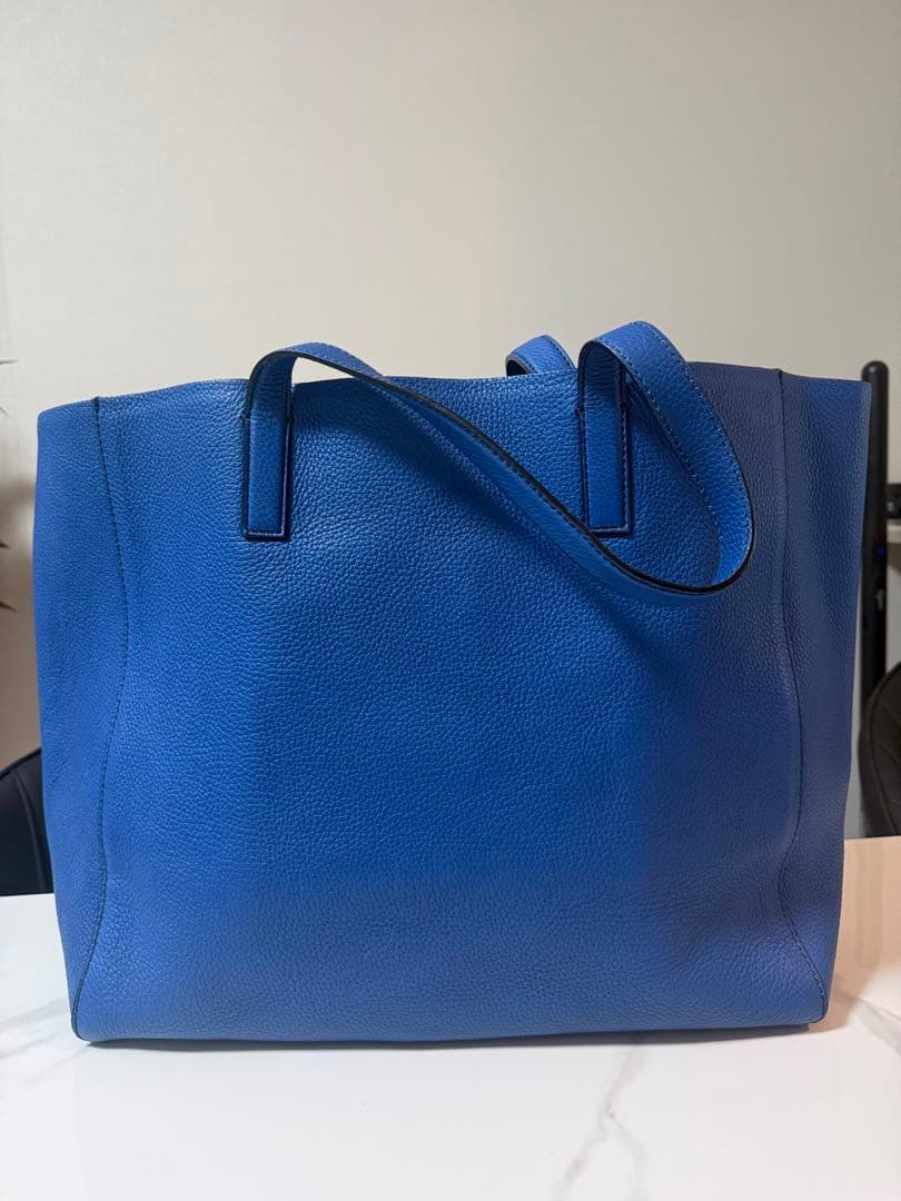 メンズトートバッグ / ロイヤルブルー / ゴートレザー