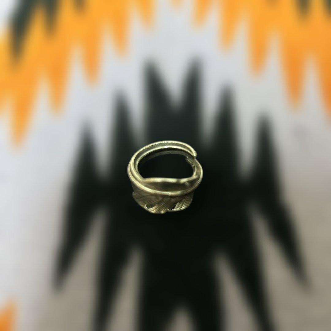 アクセサリー Larry Smith KAZEKIRI FEATHER PINKY RING LARRY SMITH / EAGLE HEAD KAZEKIRI FEATHER PINKIE RING -RUBY-