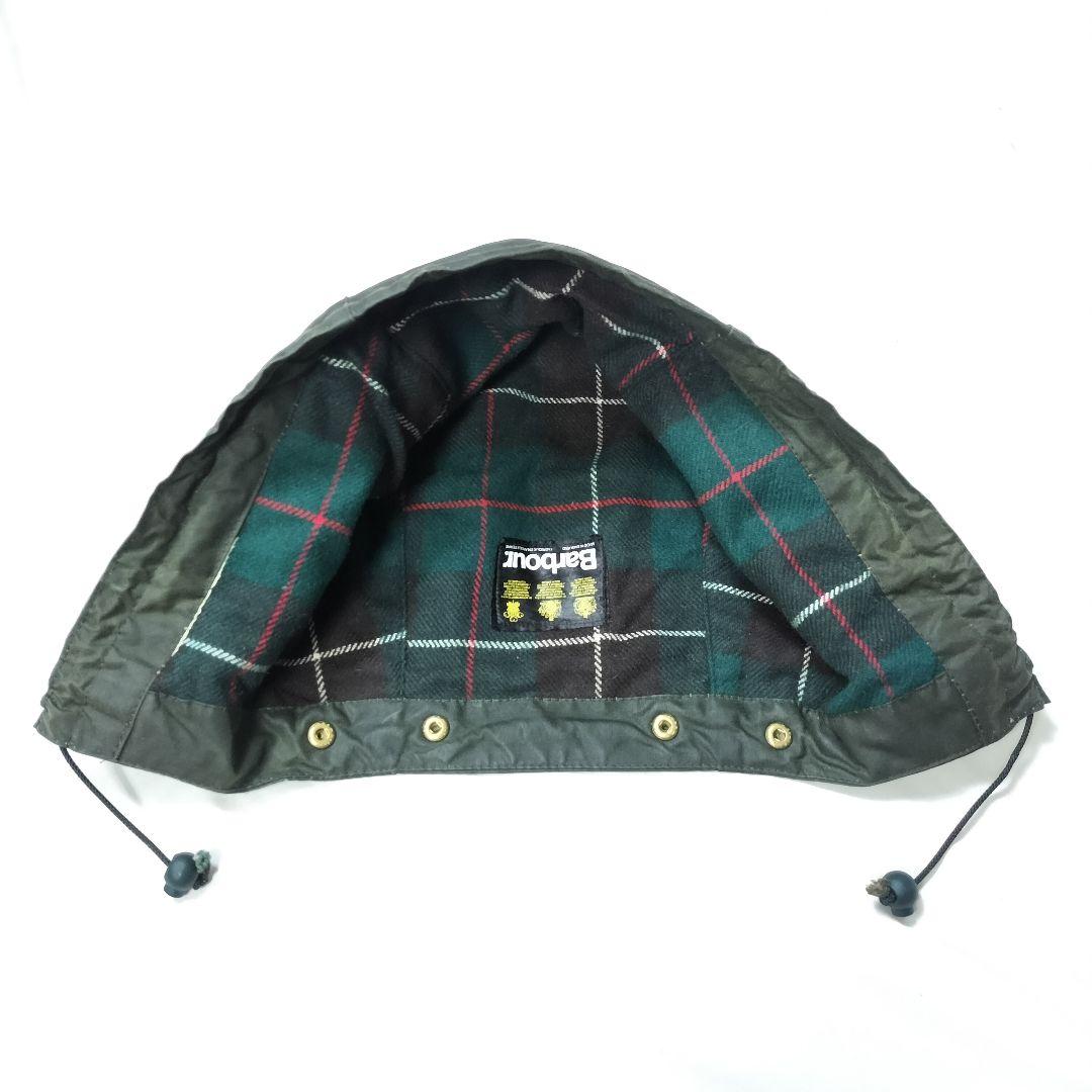 90s BARBOUR northumbria ノーザンブリア フード セージ - メルカリ