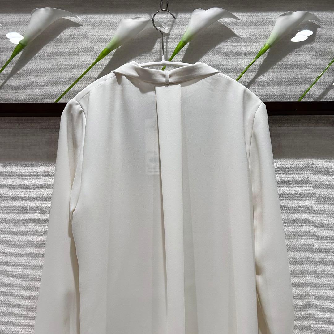 新品☆theory luxe セオリーリュクス ボウタイブラウス 長袖ブラウス