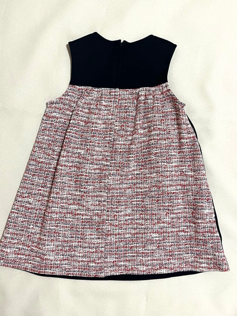 ファミリア 音楽モチーフワンピース 90