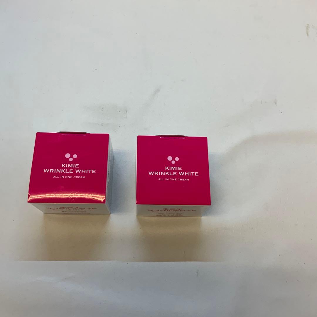 11) キミエ リンクルホワイト 50g x2 2個セット】キミエリンクルホワイト 薬用オールインワンクリーム 50g