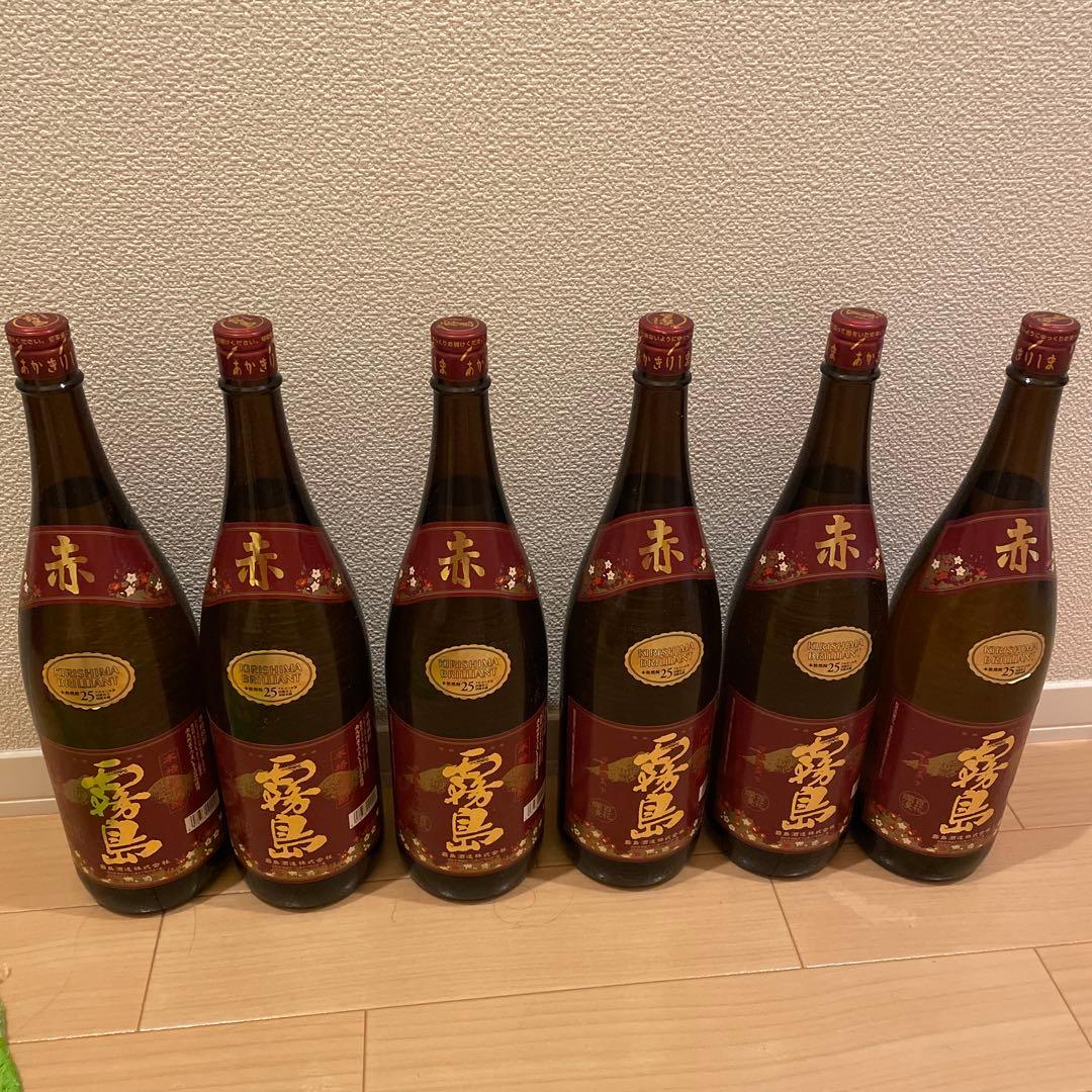 赤霧島 芋焼酎 1.8L 6本セット