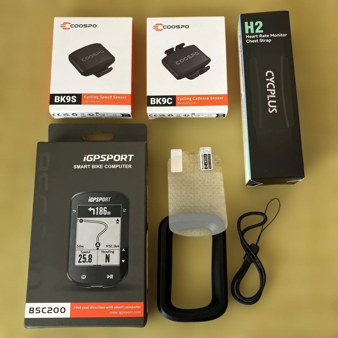 【未開封】iGPSPORT BSC200　＋センサー・ケース・他セット