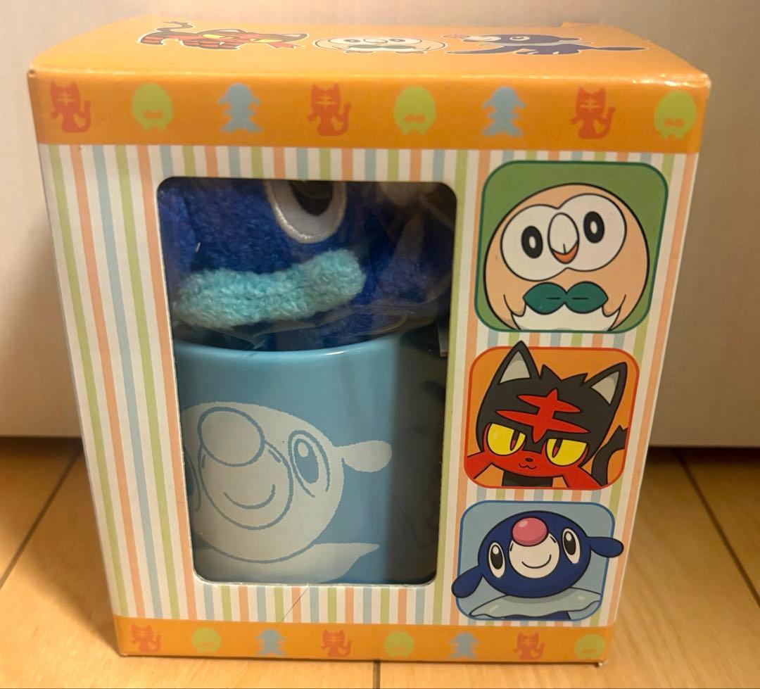 新品未使用品！ポケモン　アシマリ＊マグカップ　マスコット　ピカピカバッグ2017