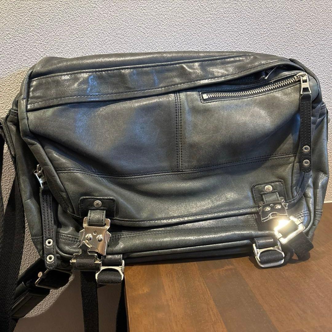 Master Piece マスターピース レザー メッセンジャーバッグ