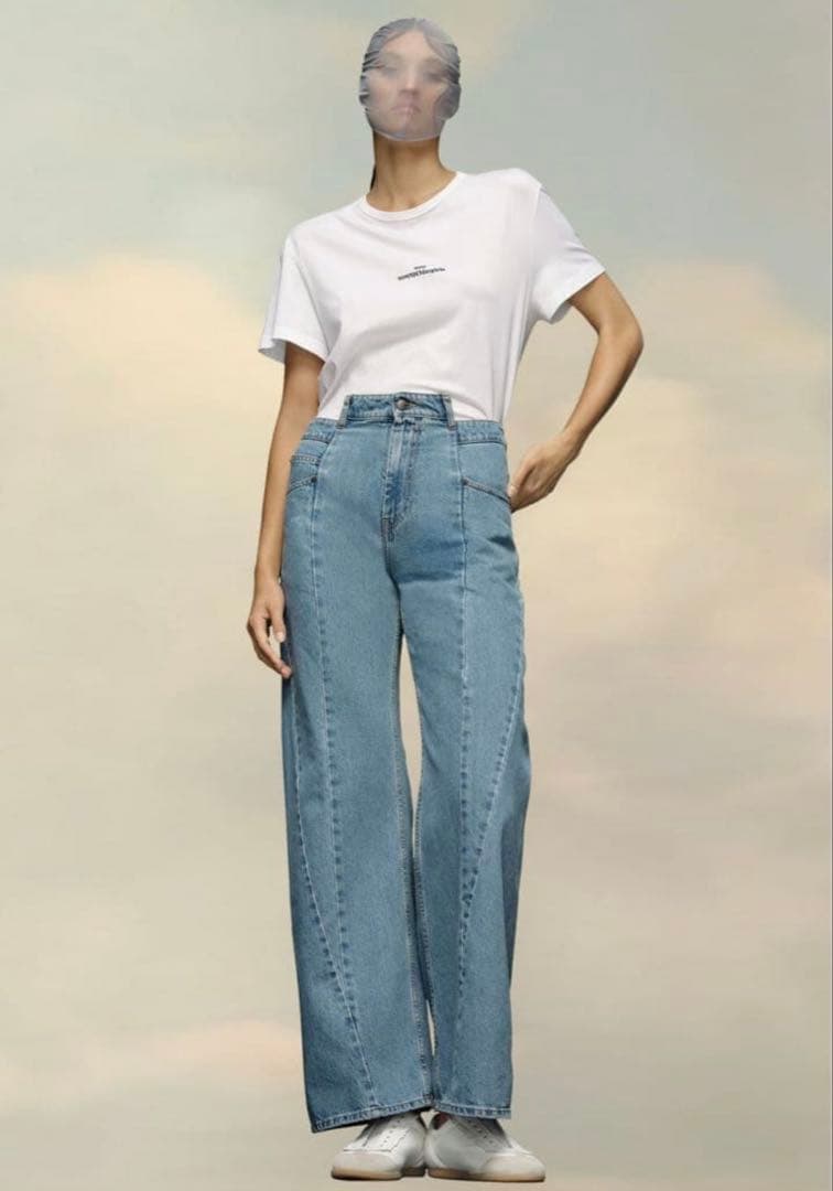 （お値下げ◎）Maison Margiela 36サイズカットアウトジーンズ Maison Margiela(メゾンマルジェラ)】 カットアウトウエストジーンズ