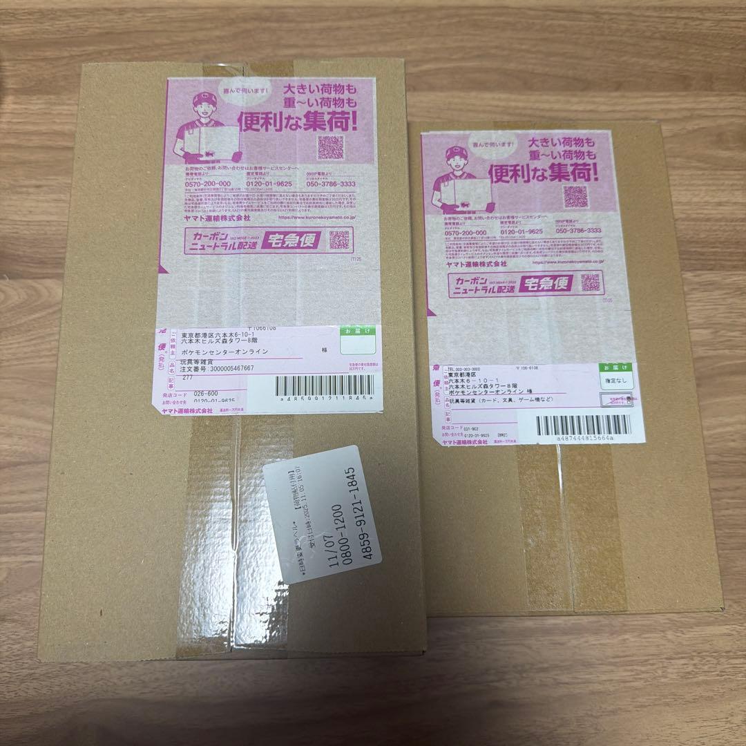 【完全未開封】スペシャルBOX「ポケモンセンタートウホク、ヒロシマ」　納品書付き