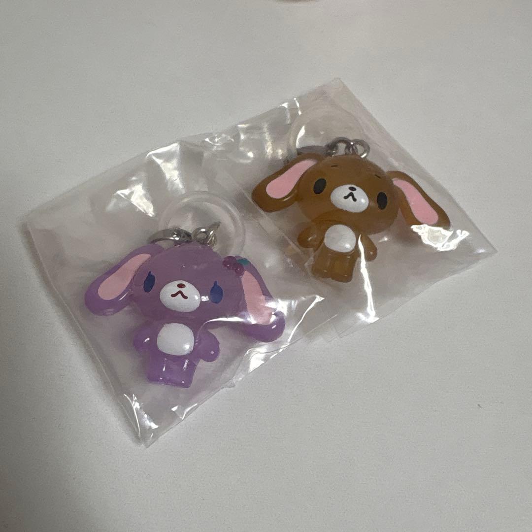 シュガーバニーズ めじるしアクセサリー ブルーベリーうさ くろうさ