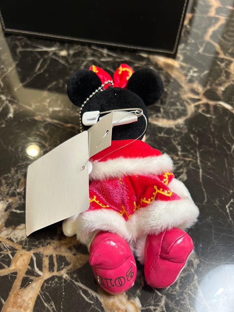 2012年平成レトロ‼️ミッキー ミニー クリスマスぬいぐるみ（バッチ