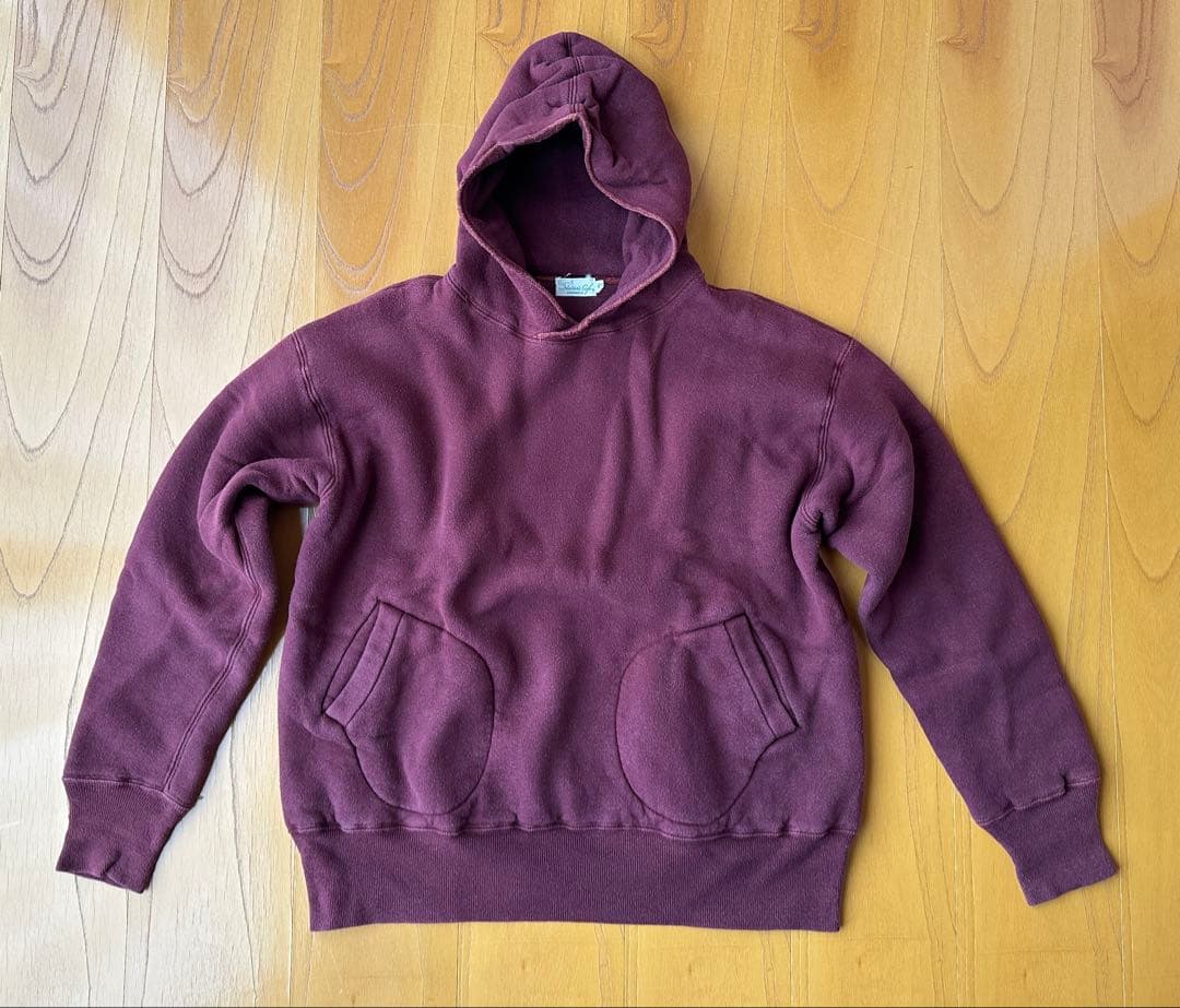 へラーズカフェ ダブルフェイス パーカ ボクシンググローブポケット サイズ42