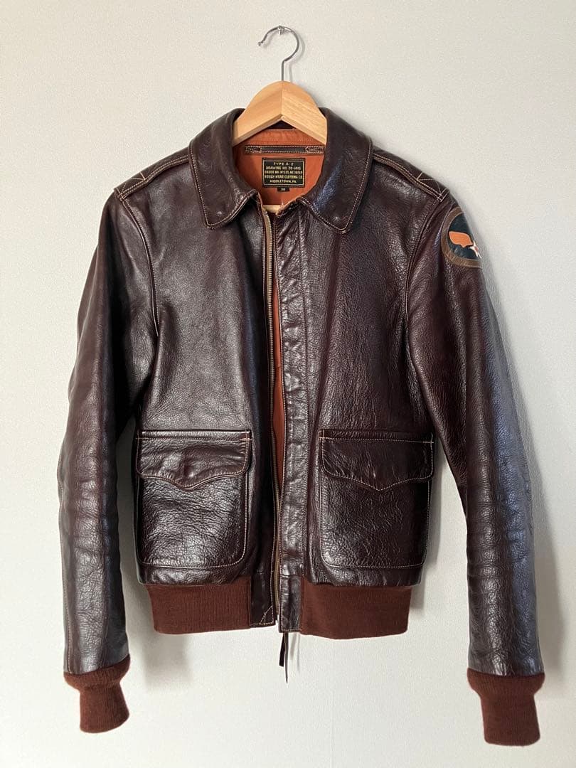 レインボーカントリーA-2 レザーフライトジャケット36 - メルカリ