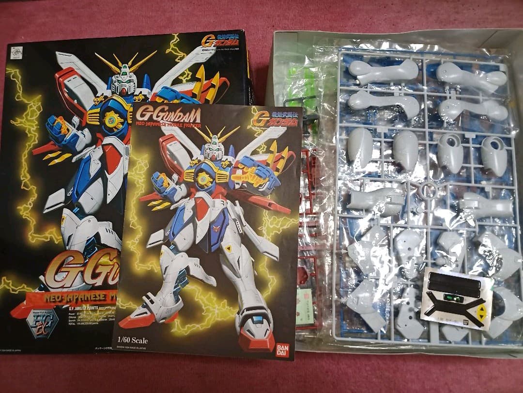 HGEX 1/60 ゴッドガンダム 旧キット 難アリ - メルカリ