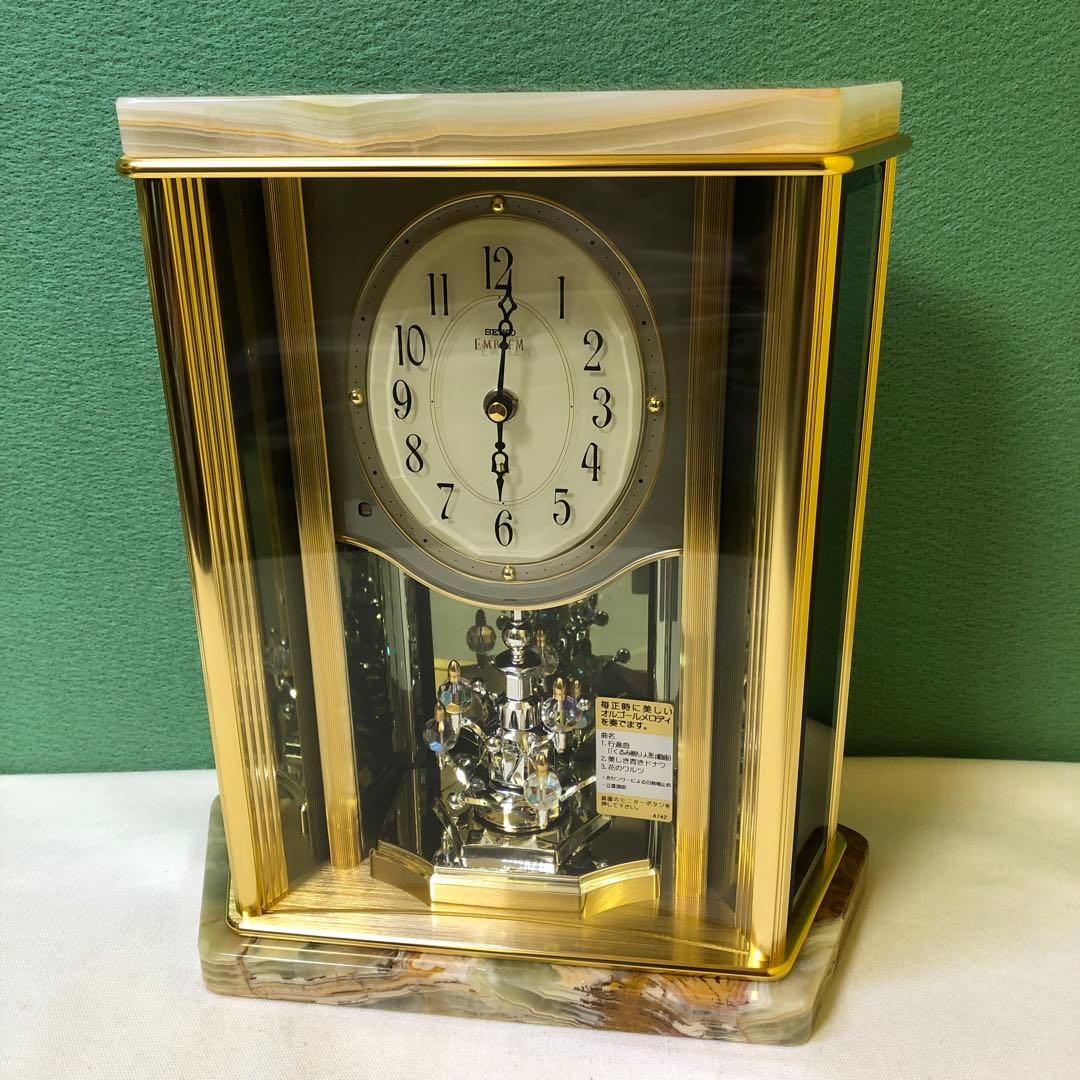 セイコー エンブレム 高級置時計HW463M 動作確認済み