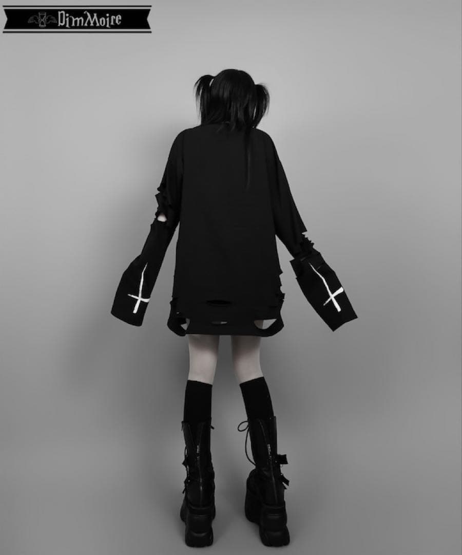 DimMoire ディムモアール Broken xx ロンT Black - メルカリ