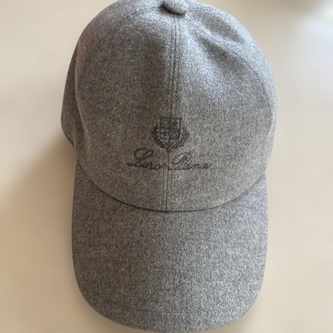 Loro Piana カシミヤキャップ グレー XS 新品