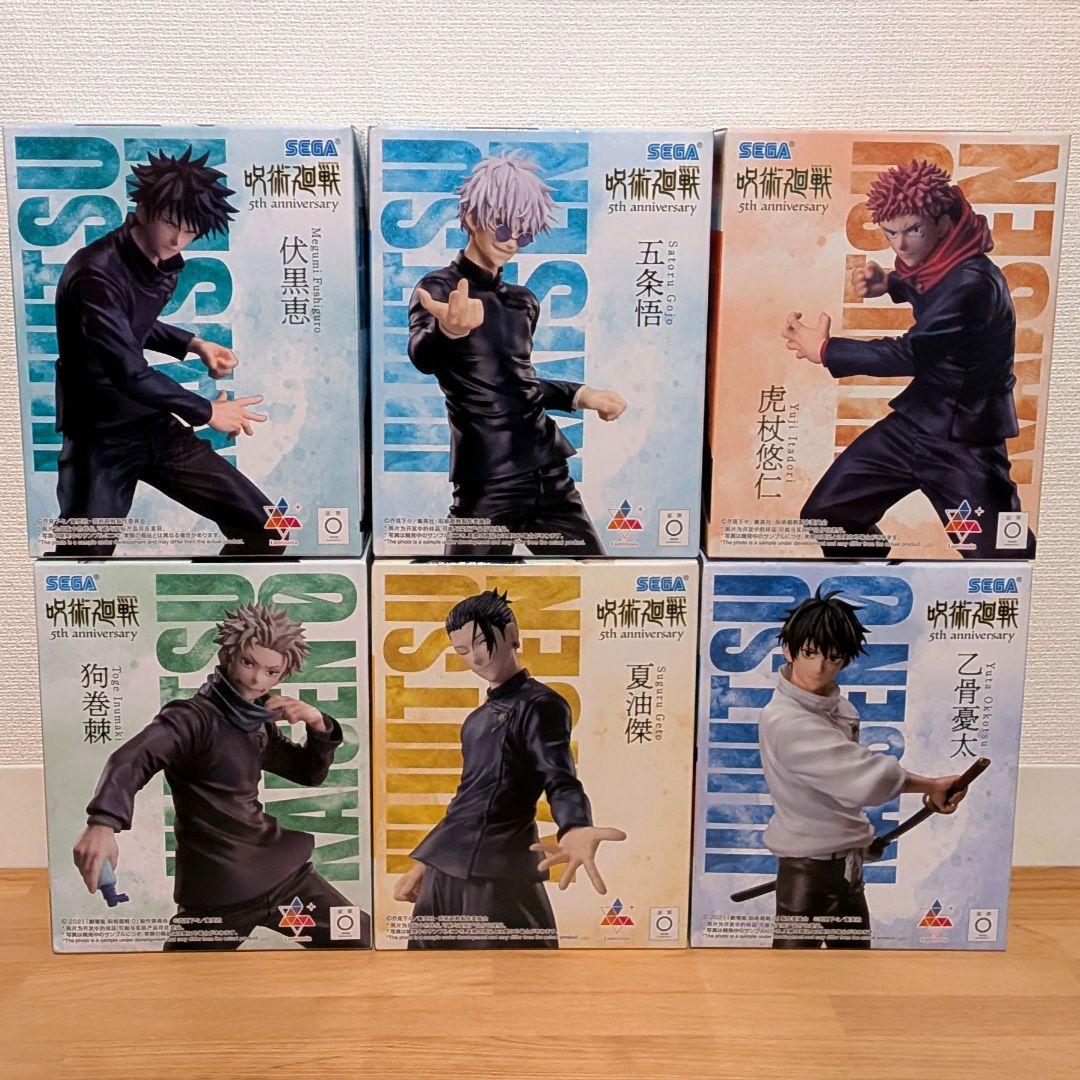 呪術廻戦 フィギュア Luminasta 5周年記念　ラウンドワン限定 6体 呪術廻戦 5周年 Luminasta 夏油傑 フィギュア ラウンドワン限定 - メルカリ