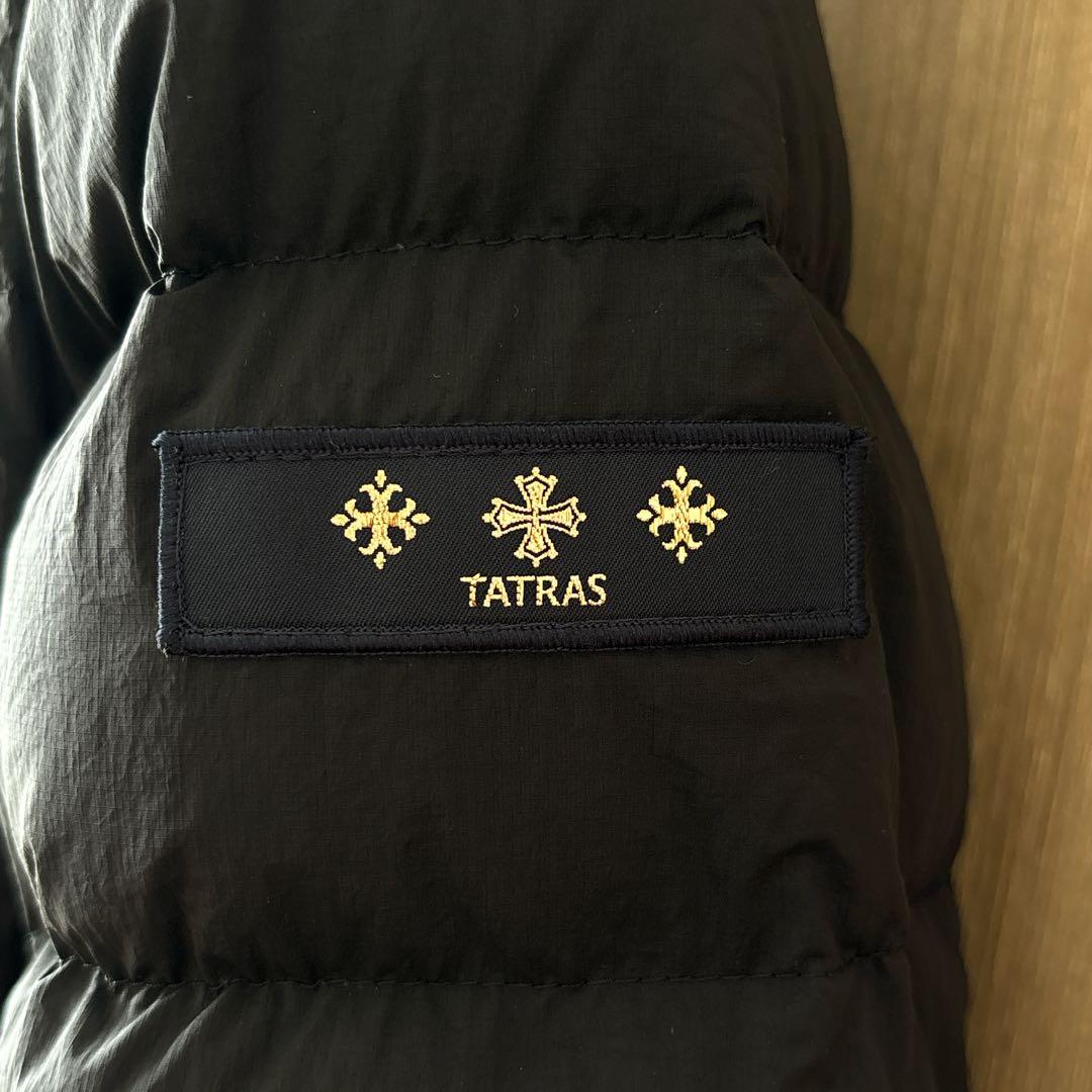 1194】タトラス フード付きロングダウンコート ポリテアマ 大きい