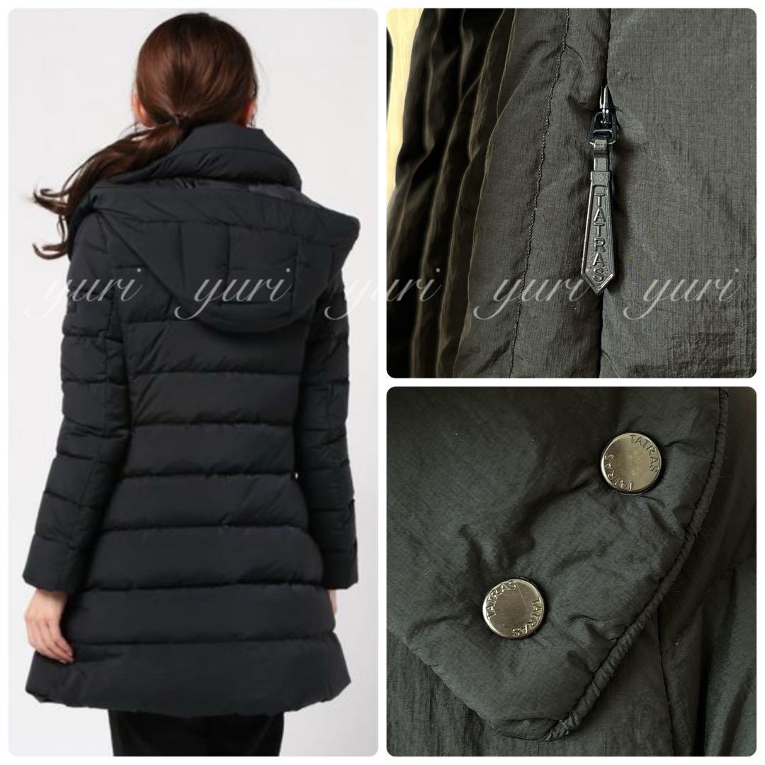 1194】タトラス フード付きロングダウンコート ポリテアマ 大きい